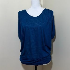 NWT Express Women’s Teal Open Back Blouse | Size Small